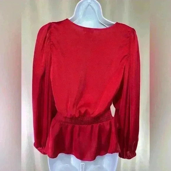 Vince Camuto Red Blouse - Picture 4 of 5